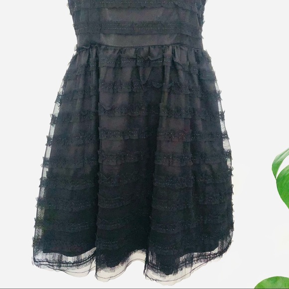 NWT White By Charcoal ‘Pretty Little Playdress’ Black Tulle Layered Party - Picture 4 of 12
